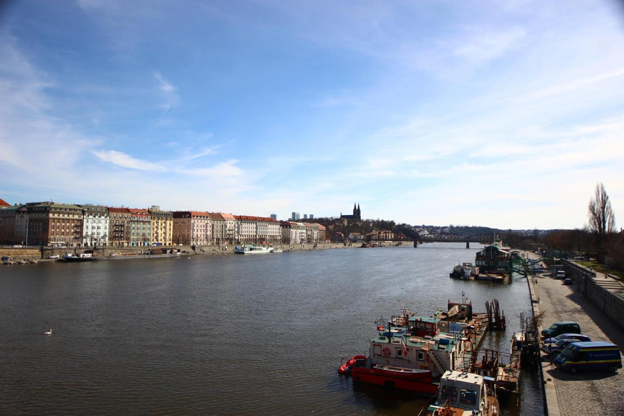 Quiet Apartment In The City Center With Own Terrace Praag Buitenkant foto